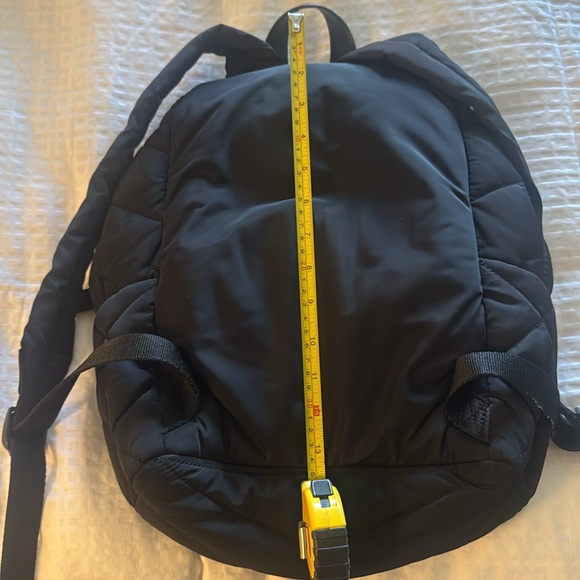 Marc Jacobs Black Quilted Backpack with Gold Accents. - Picture 3 of 4